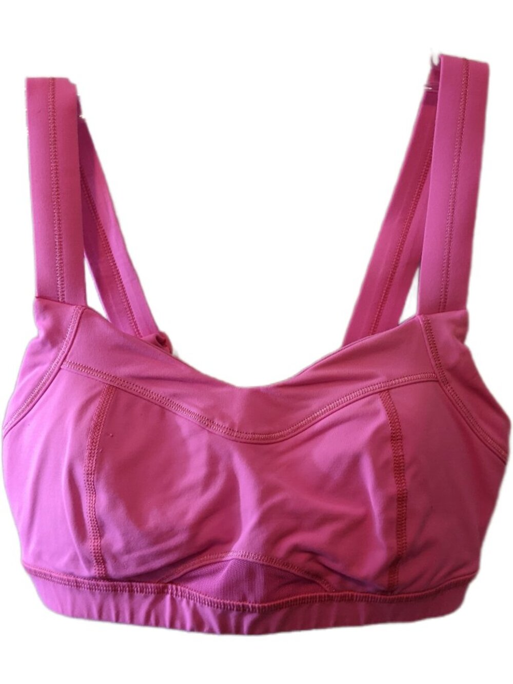 Lululemon Hot Pink Sports Bra XS Athletic Yoga Workout Gym Top Running Bright